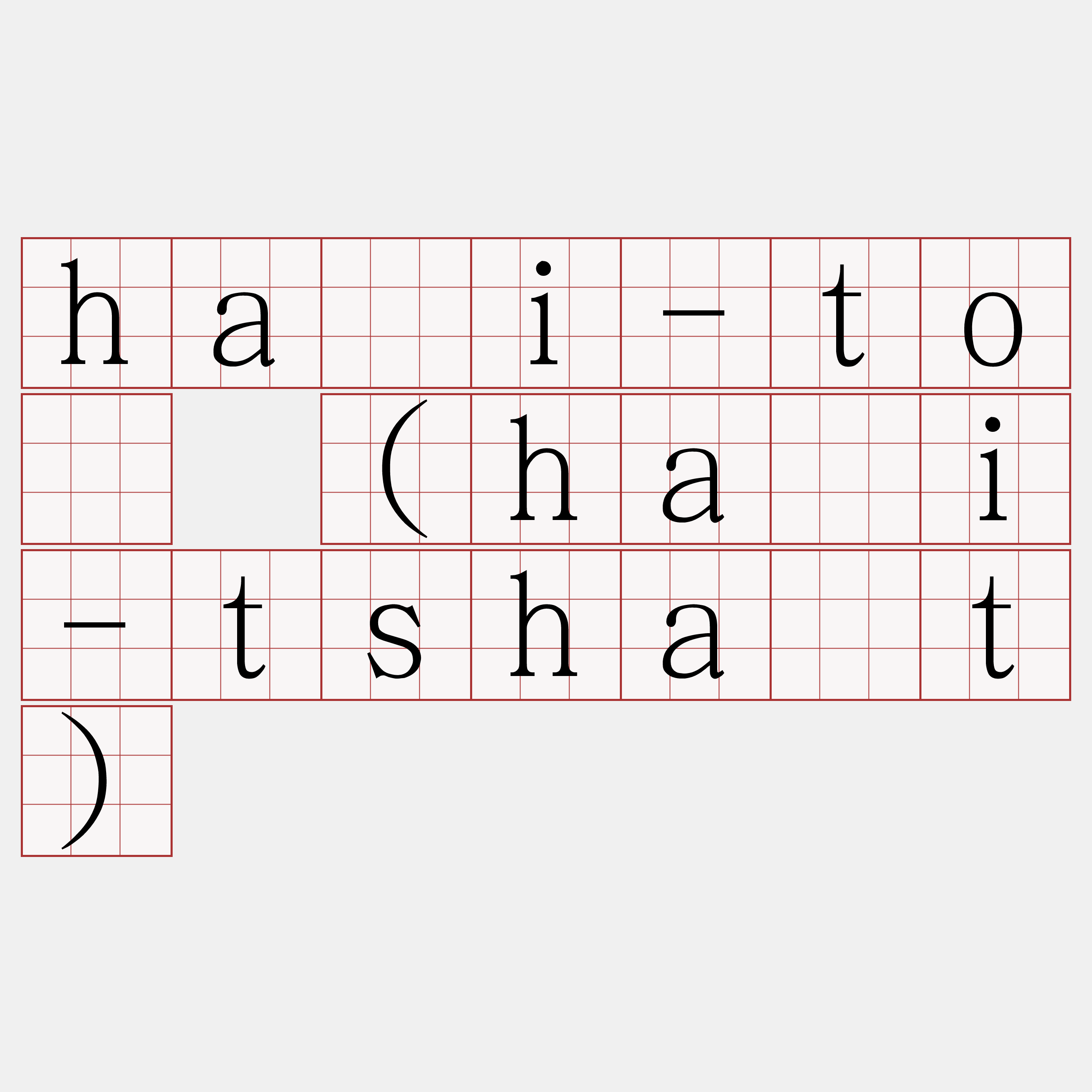 hái-tō (hái-tsha̍t)